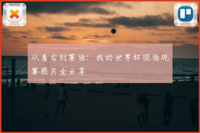 从看台到赛场:我的世界杯现场观赛图片全分享