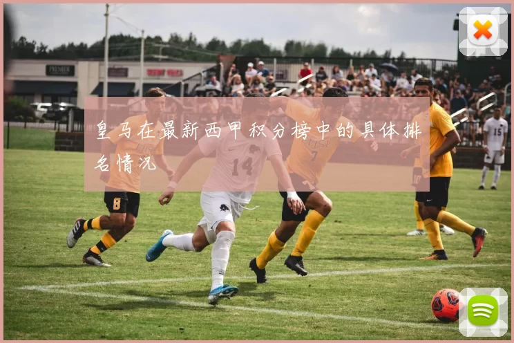 皇马在最新西甲积分榜中的具体排名情况